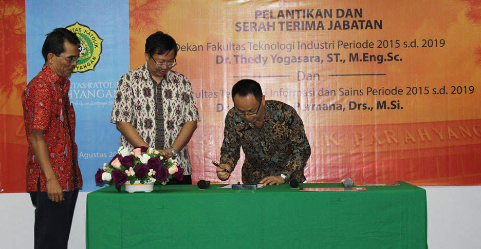 Pelantikan Dekan FTIS 2015 – 2019